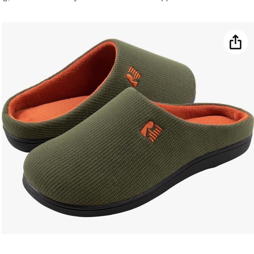 RockDove Original Two Tone Memory Foam Slippers XL NWT